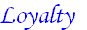 Customer Loyalty Scheme
